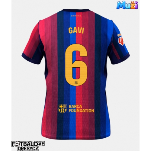Barcelona Paez Gavi #6 Domácí Dres 2026-27 Krátký Rukáv Barcelona Paez Gavi #6 Domácí Dres 2026-27 Krátký Rukáv